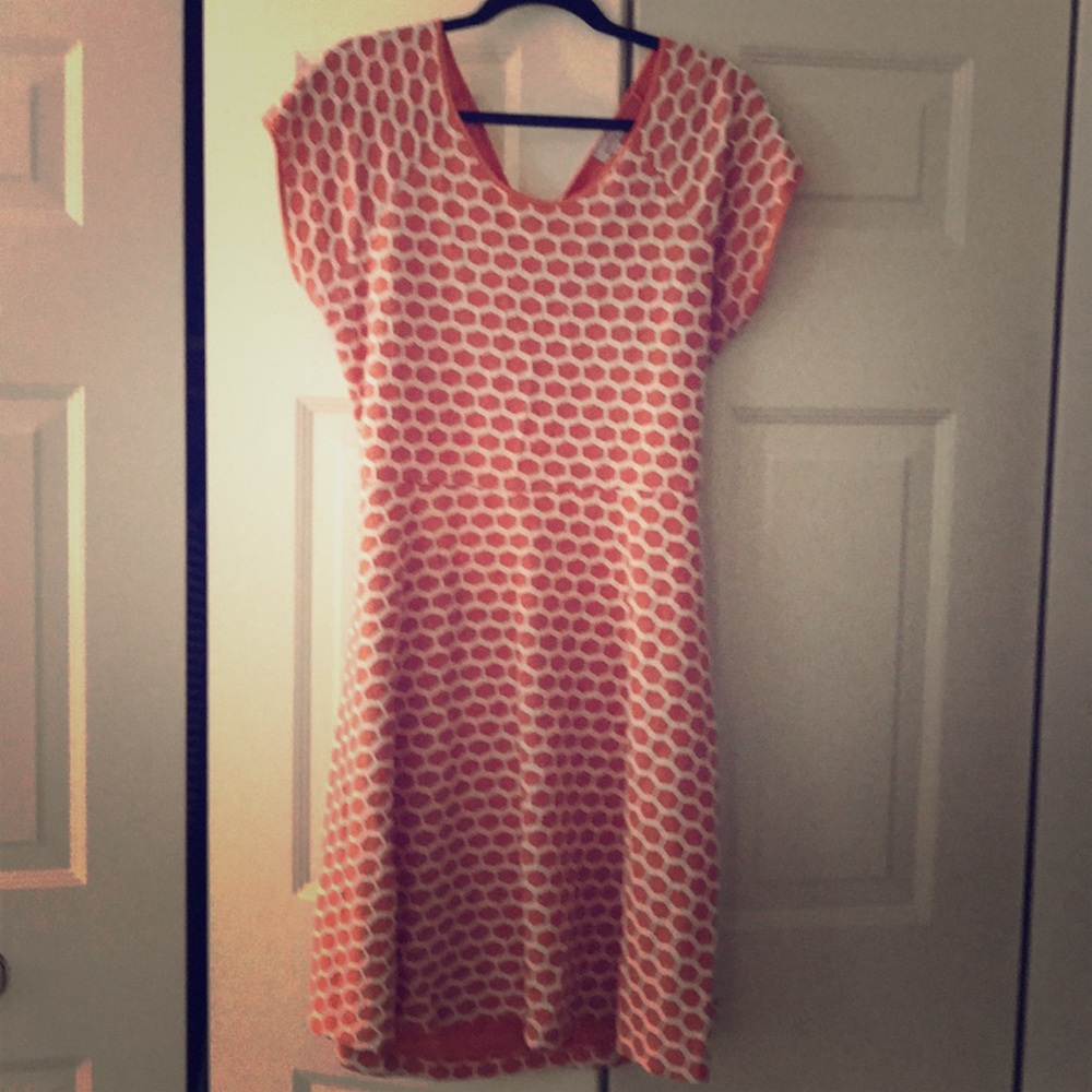 Pixley cross back knee-length dress.